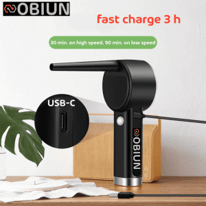 Mini Aspirateur et Souffleur oBiun mini aspirateur charge rapide