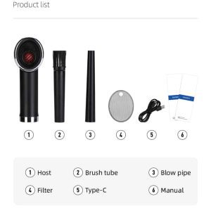 Mini Aspirateur et Souffleur oBiun Contenu de la boite